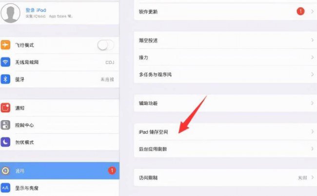 ipad系统占内存很大怎么删减数据