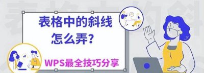 wps表格如何加斜线一分为二 表格制作excel斜线教程
