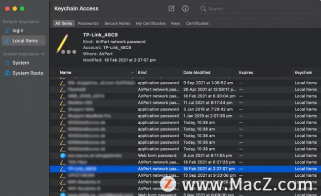 mac共享wifi密码怎么设置