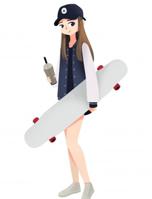 长板和滑板哪个适合女生玩