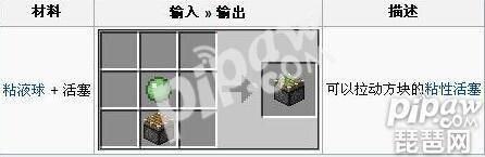 我的世界活塞怎么做用
