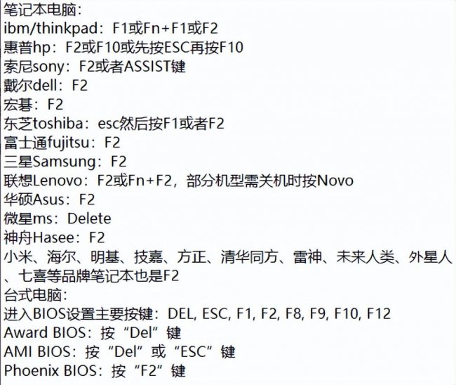 win10按什么键进入bios模式
