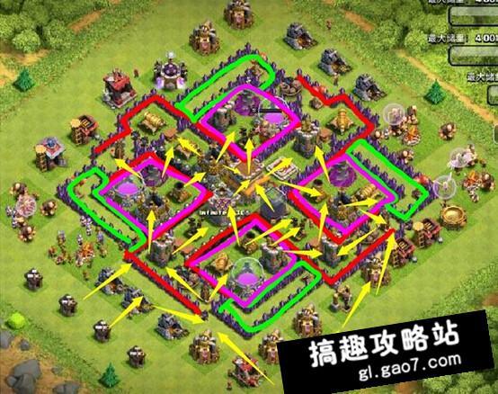 部落冲突8本阵型代码