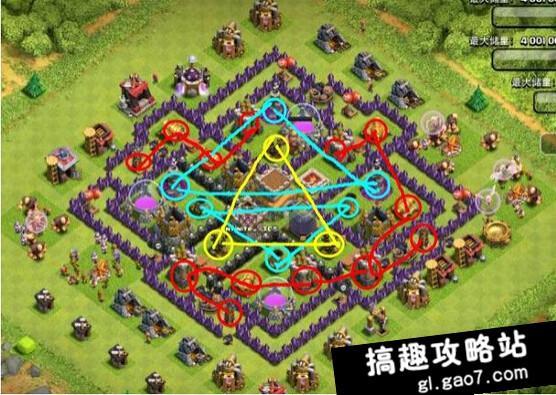 部落冲突8本阵型代码