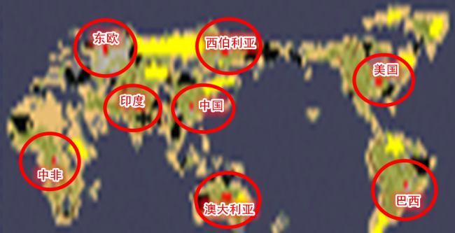 红色警戒2世界大战地图