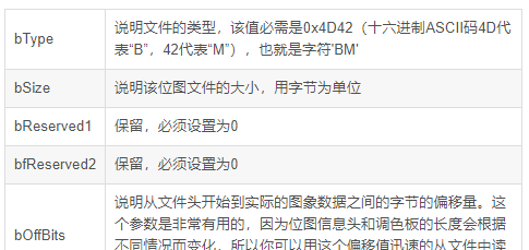 bmp文件格式详解