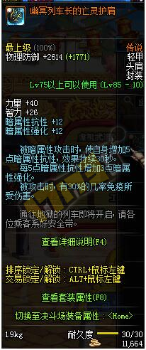 地下城死灵术士穿什么防具
