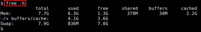 linux查看cpu和内存命令