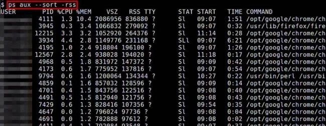 linux查看cpu和内存命令