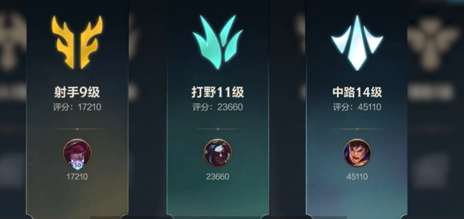 lol手游段位级别图在哪里看