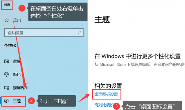 我的电脑图标不见了怎么恢复