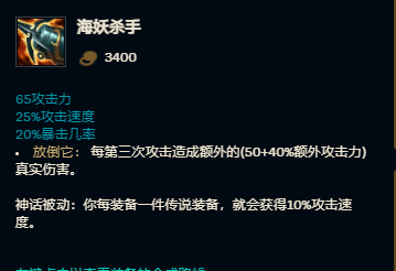 2023年剑圣出装顺序