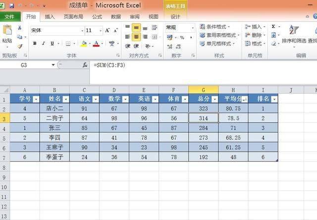 简单表格制作步骤教程