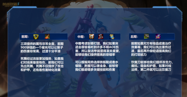 lol孙悟空出装打法