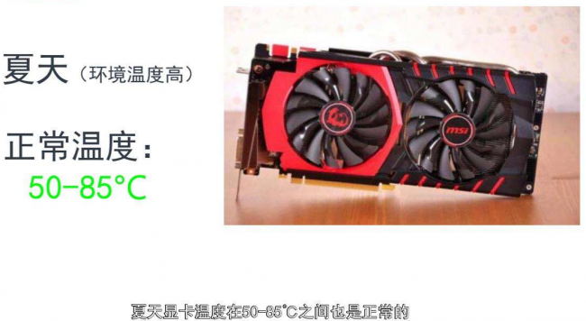 台式机显卡温度多少是正常的
