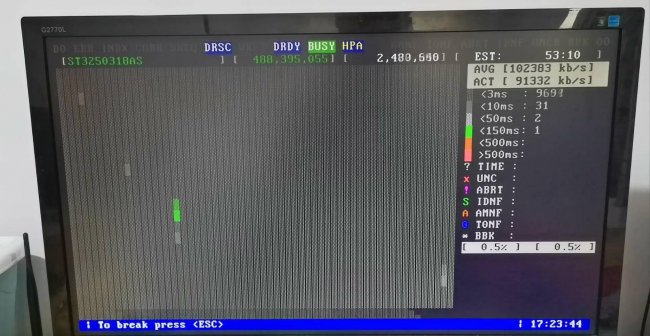 mhdd硬盘检测工具使用方法