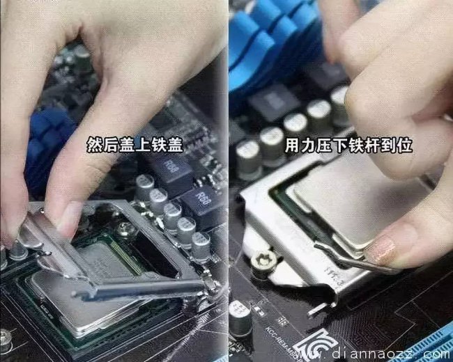 电脑主机内部组装图解