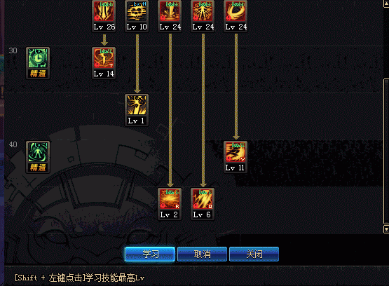 dnf黑暗武士技能组合和加点推荐