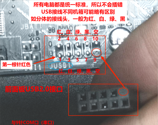 电脑组装插线教程图解