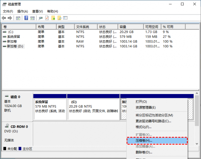 win10重新分区扩大c盘要格式化吗