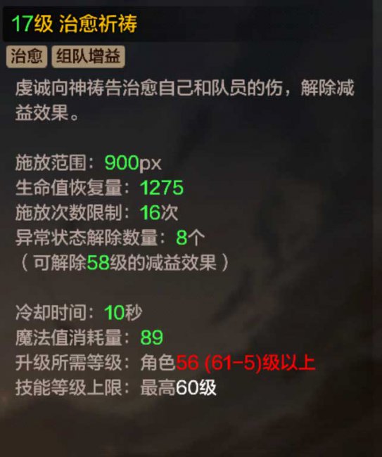 女圣职者技能加点图