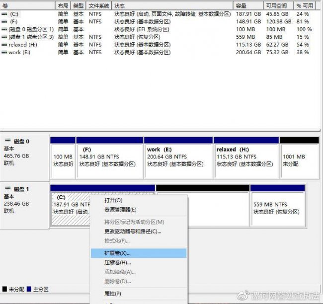 电脑系统怎么分盘