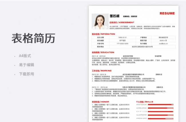 电子版的个人简历怎么做