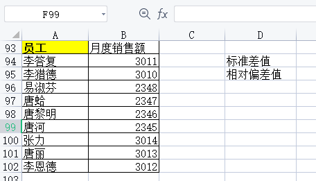 excel标准差系数公式是什么