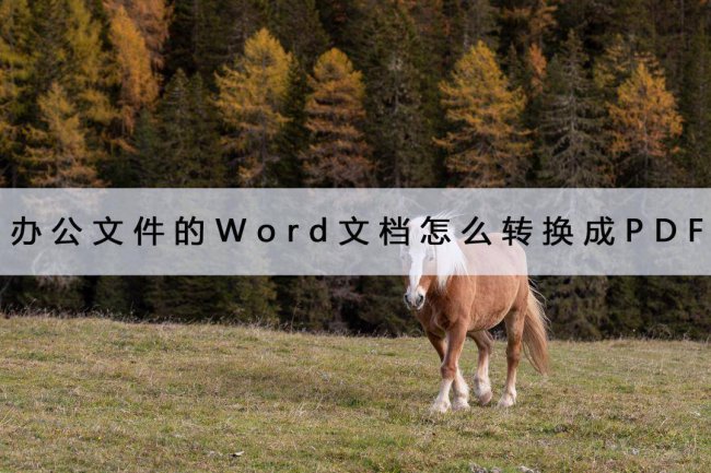 怎么把文件转换成pdf格式