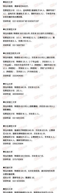 2023年大学录取分数线