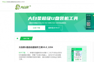 大白菜装机教程图解 电脑重装后重启无法进入系统流程