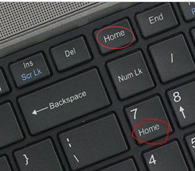 电脑上home键的功能