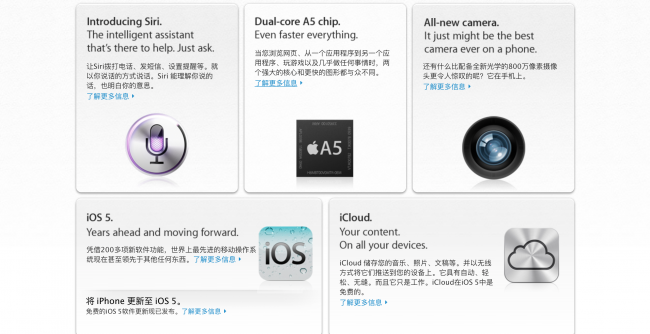 iphone4s功能介绍