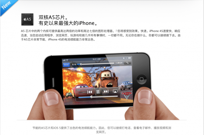 iphone4s功能介绍