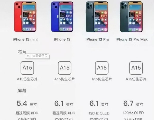 苹果12型号区别在哪里