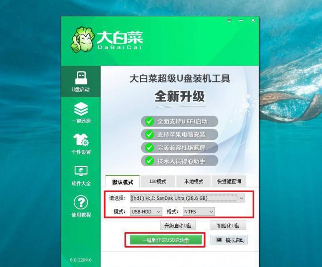 大白菜装机教程图解
