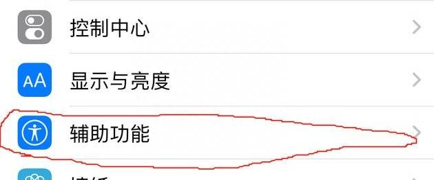 苹果8手机小白点设置在哪里