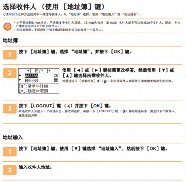 夏普打印机扫描怎么用