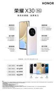 荣耀x30后置摄像头介绍图解 关于荣耀x30相机传感器型号