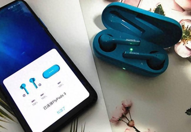 荣耀耳机flypods3怎么配对