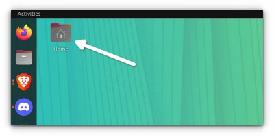 Ubuntu桌面如何删除主文件夹图标