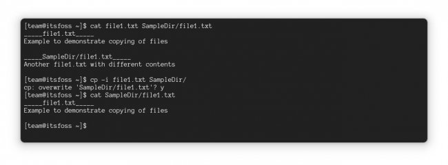 Linux系统使用cp命令用法教程详解
