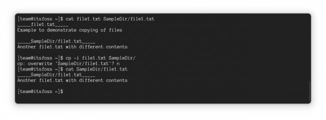 Linux系统使用cp命令用法教程详解