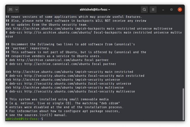 Ubuntu的软件存储库系统详解