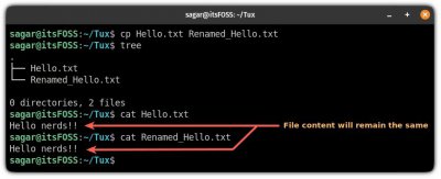 如何在Linux中复制文件和目录