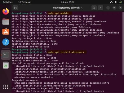 如何在Ubuntu 22.04中安装和使用Wireshark