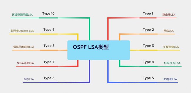 OSPF LSA类型对比