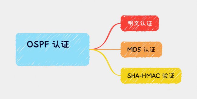 OSPF明文、MD5、SHA-HMAC验证认证方式对比