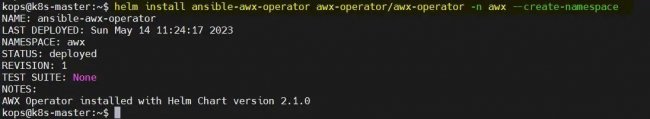 如何在Kubernetes集群上安装Ansible