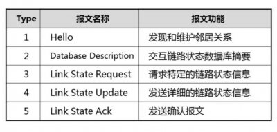 深入剖析OSPF协议：五种报文类型及其作用